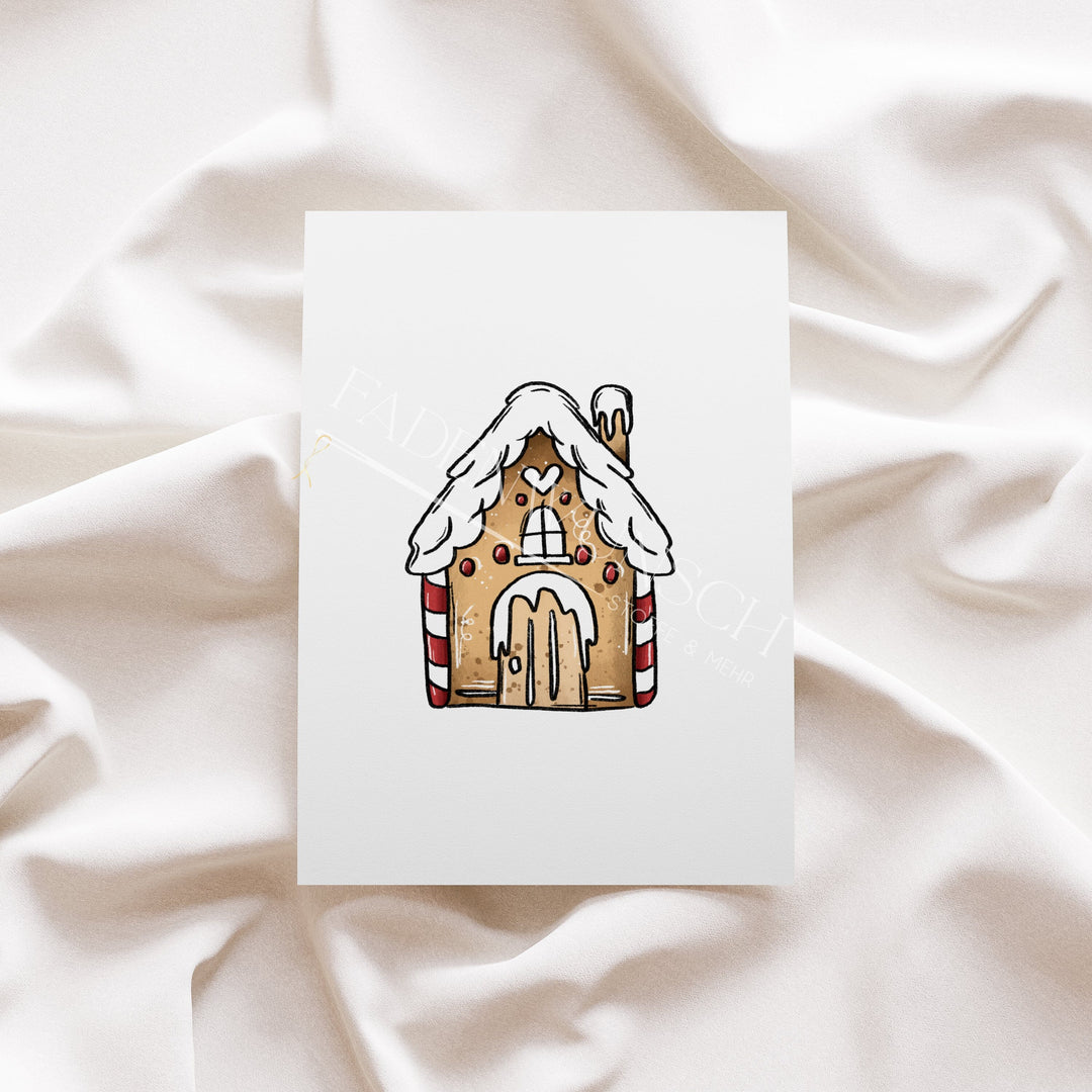 Vorbestellung | Bügelbild "Lebkuchenteam Taupe 2" fadenwunsch 