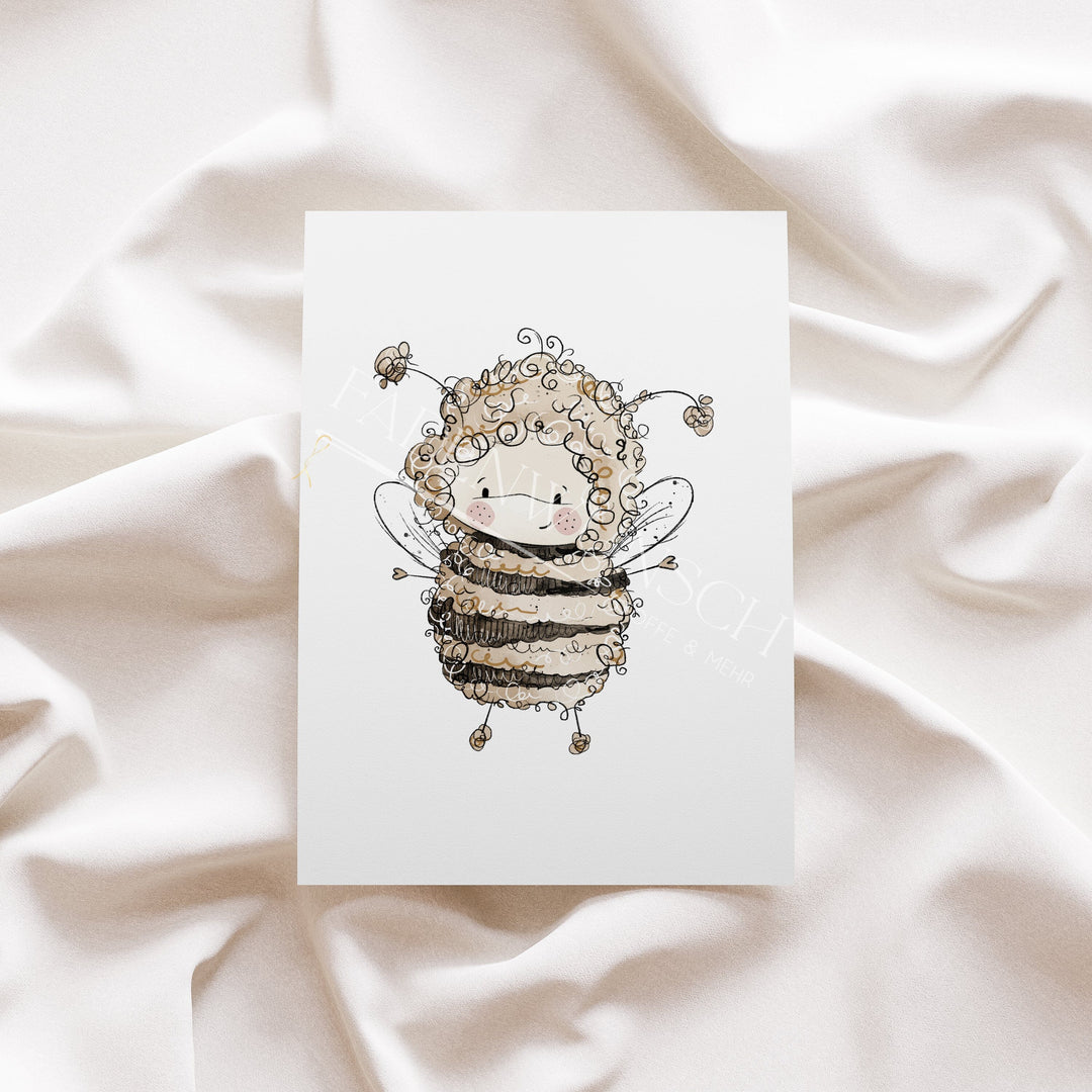 Vorbestellung | Bügelbild "Kleine Hummel 2" fadenwunsch 