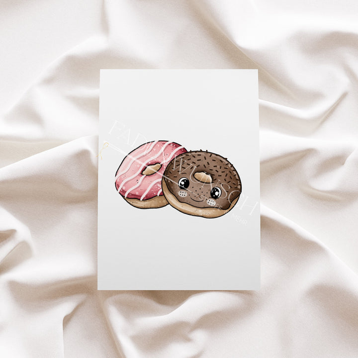 Vorbestellung | Bügelbild "Donut Love Rosa" fadenwunsch 