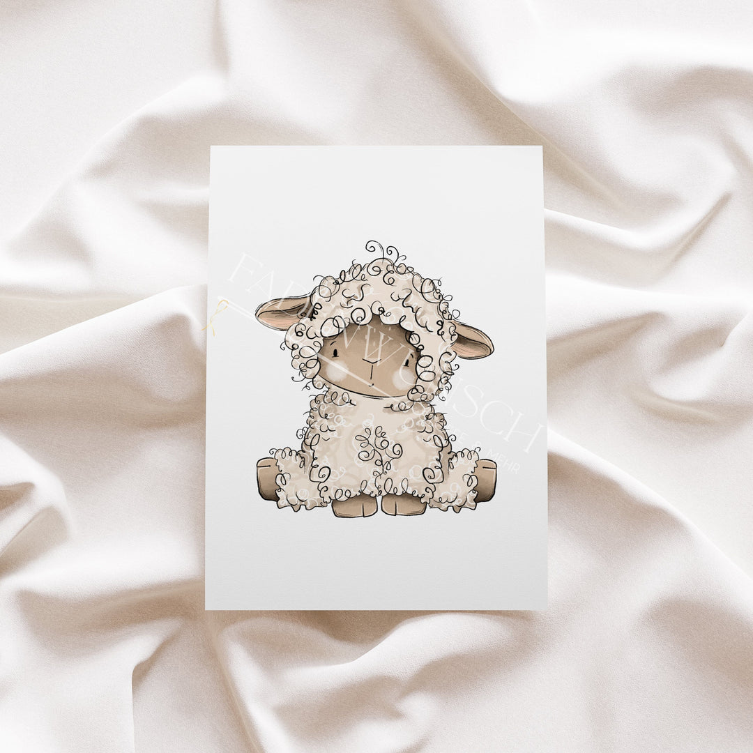 Vorbestellung | Bügelbild "Lämmchen 3" fadenwunsch 