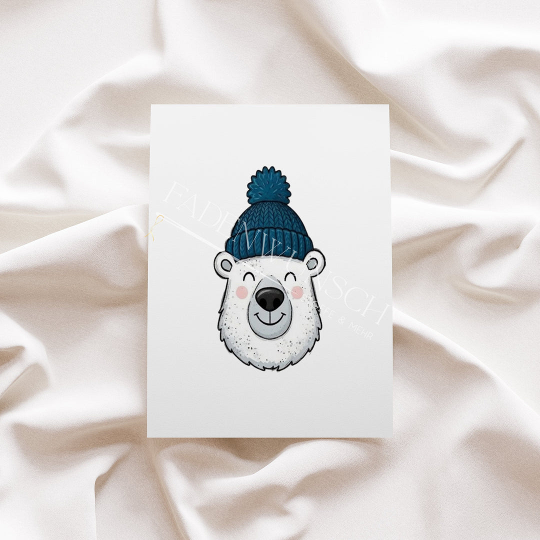 Vorbestellung | Bügelbild "Freezing Friends Eisbär" fadenwunsch 