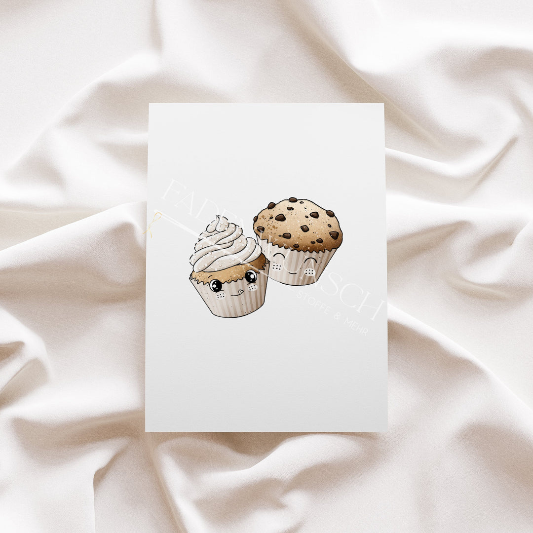 Vorbestellung | Bügelbild "Muffin Cake Neutral" fadenwunsch 