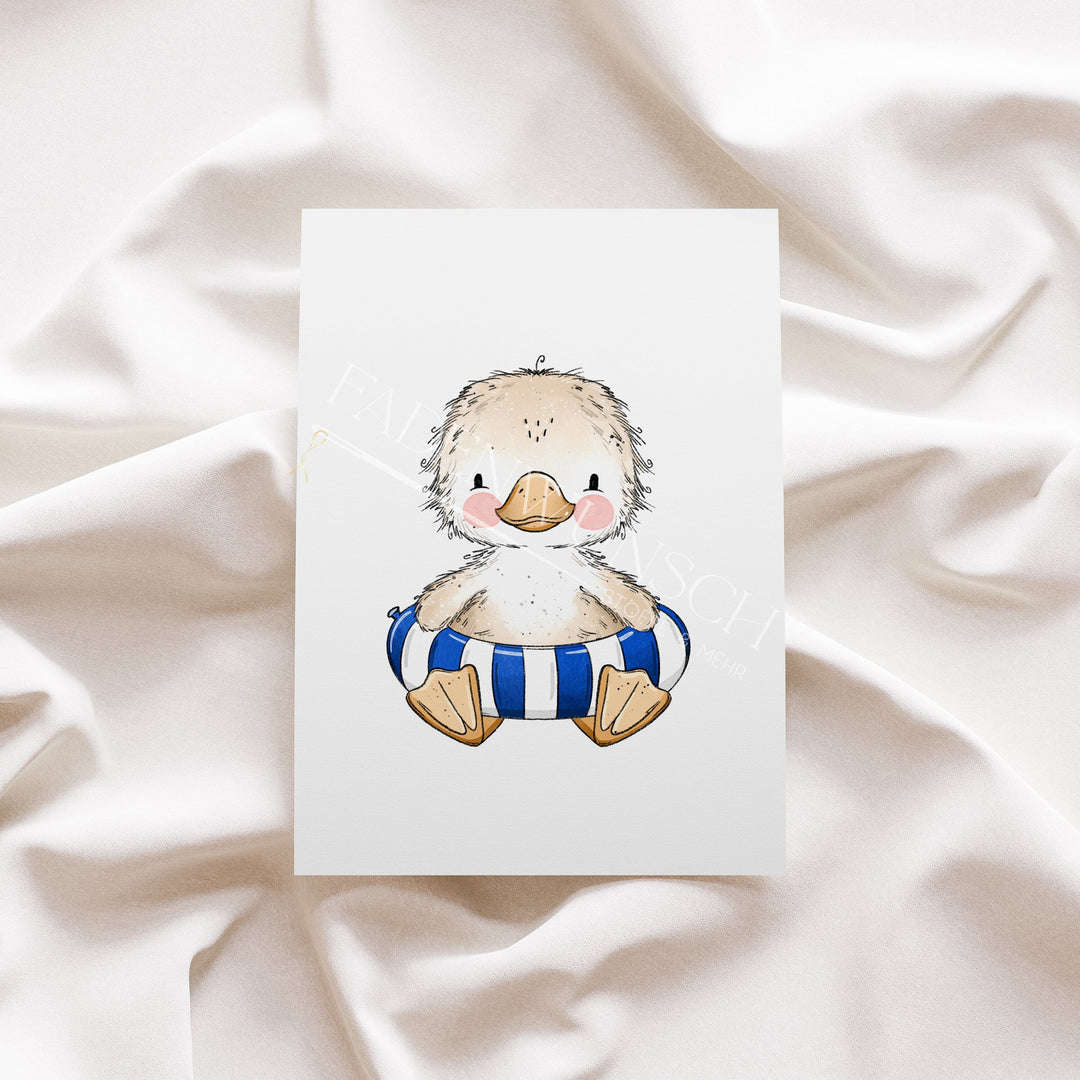 Vorbestellung | Bügelbild "Badeenten Boys 1" fadenwunsch 