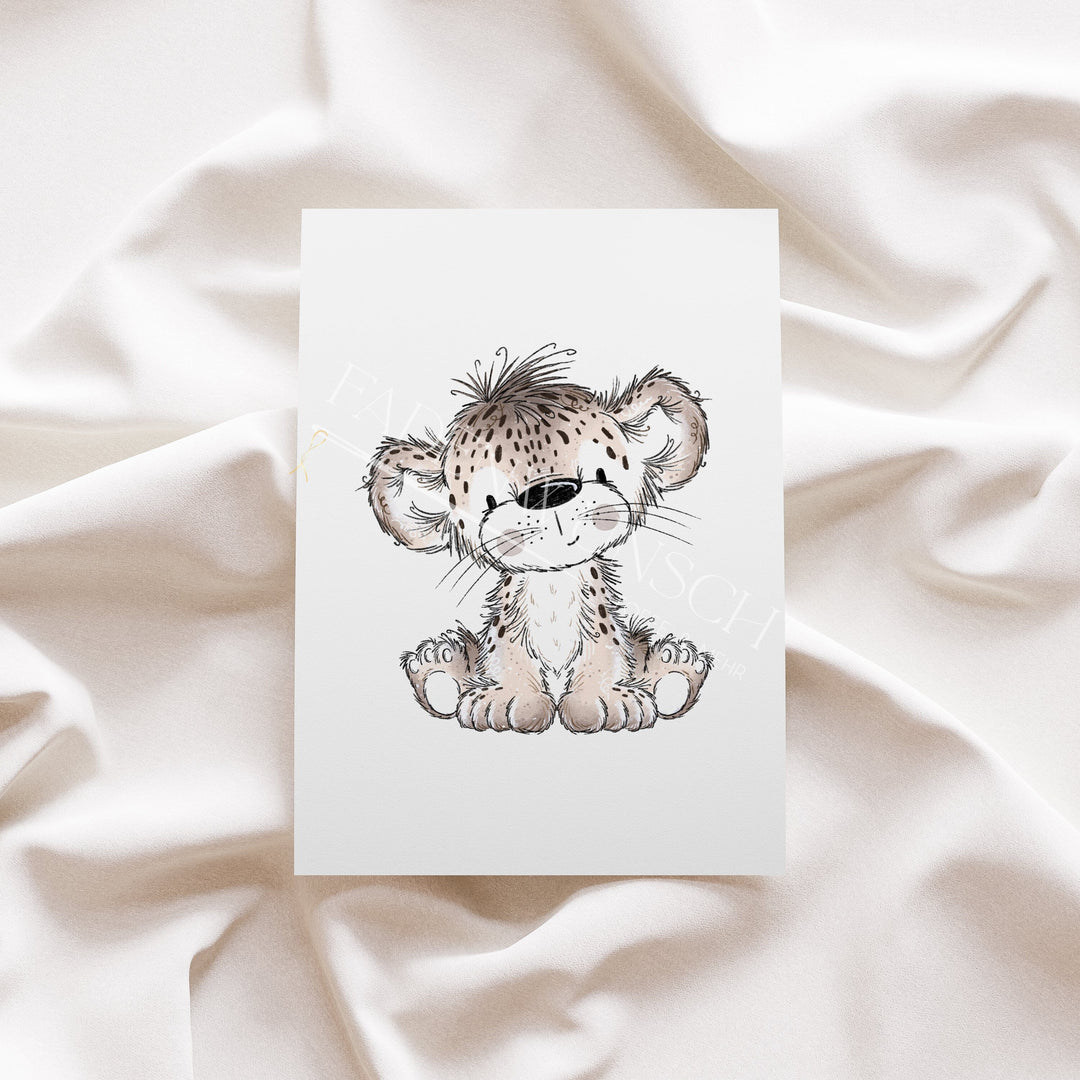 Vorbestellung | Bügelbild "Leopardies 2" fadenwunsch 