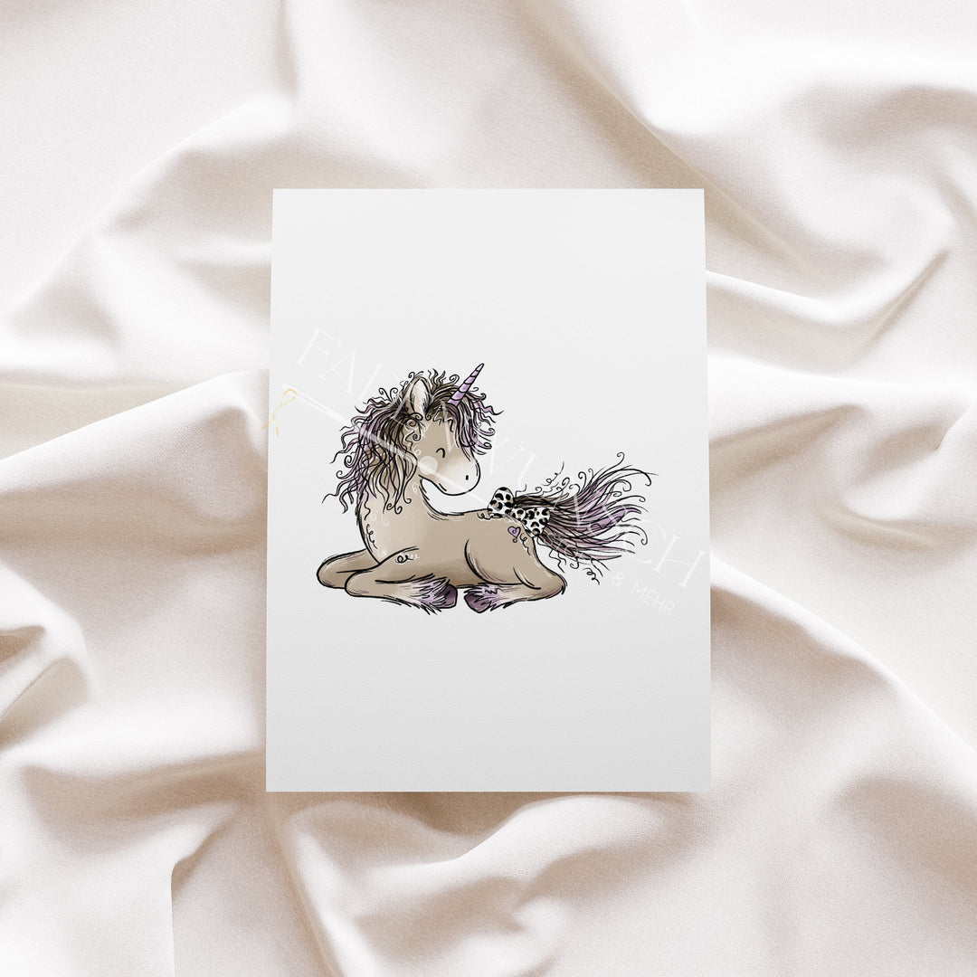 Vorbestellung | Bügelbild "Einhornzeit 2" fadenwunsch 