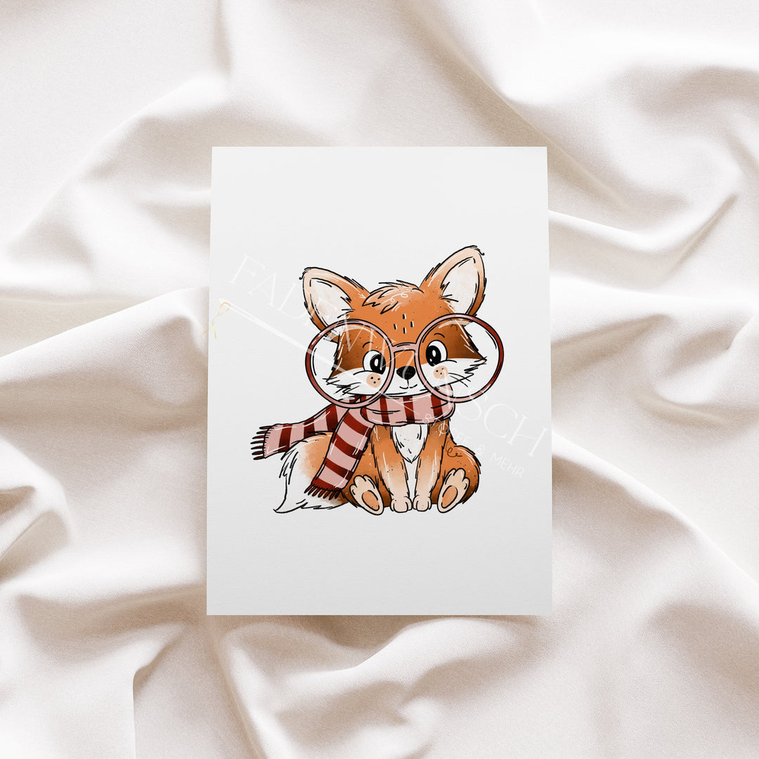 Vorbestellung | Bügelbild "Fuchssuche Oldrose 1" fadenwunsch 