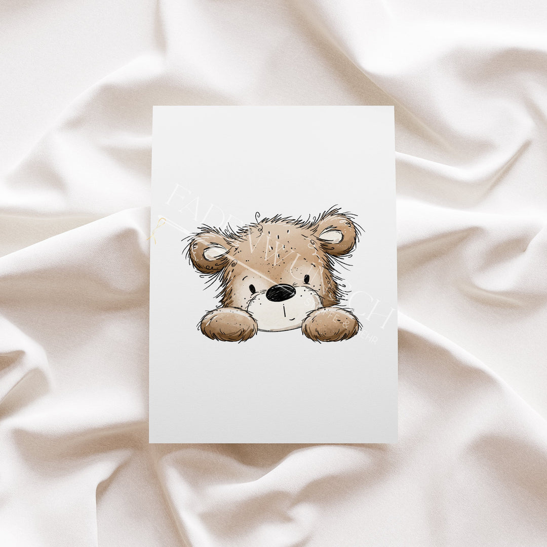 Vorbestellung | Bügelbild "Kleiner Wutbär 2" fadenwunsch 