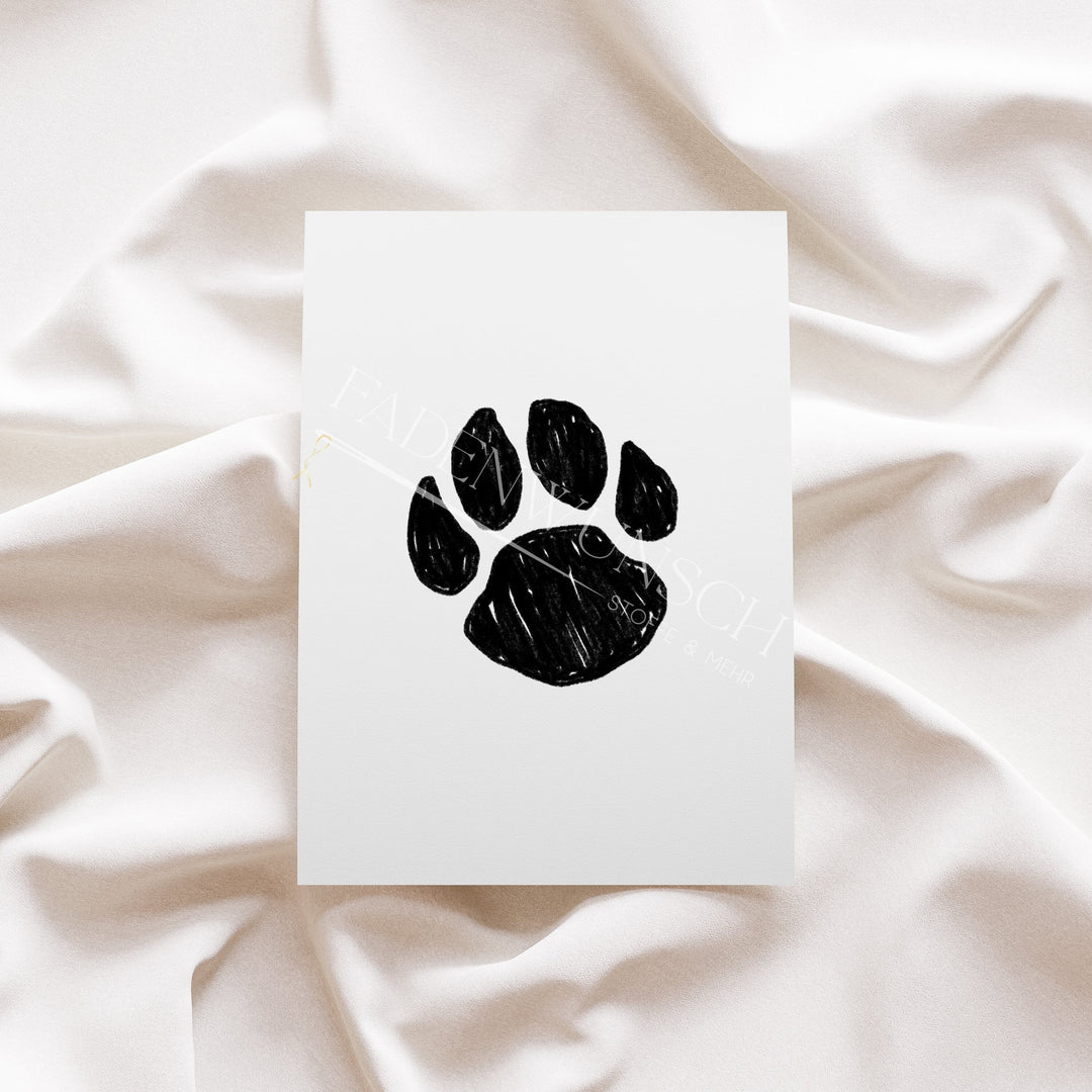 Vorbestellung | Bügelbild "Löwenstark Pfote" fadenwunsch 