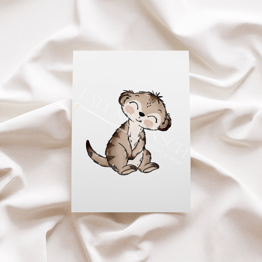 Vorbestellung | Bügelbild "Little Bandits Creme 6" fadenwunsch 