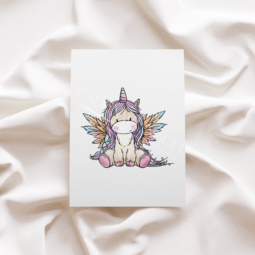 Vorbestellung | Bügelbild "Einhornliebe 1" fadenwunsch 