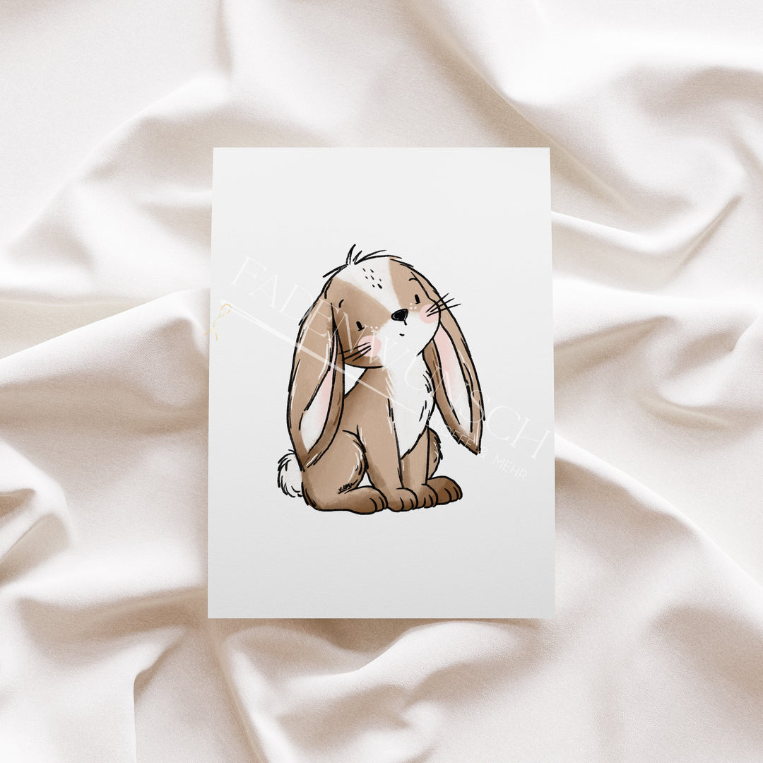 Vorbestellung | Bügelbild "Hasenzeit 1" fadenwunsch 