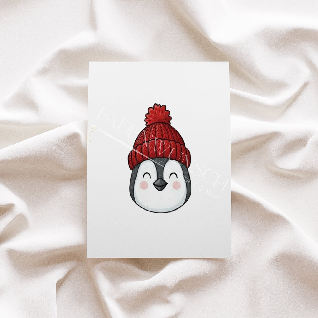 Vorbestellung | Bügelbild "Freezing Friends Pinguin" fadenwunsch 