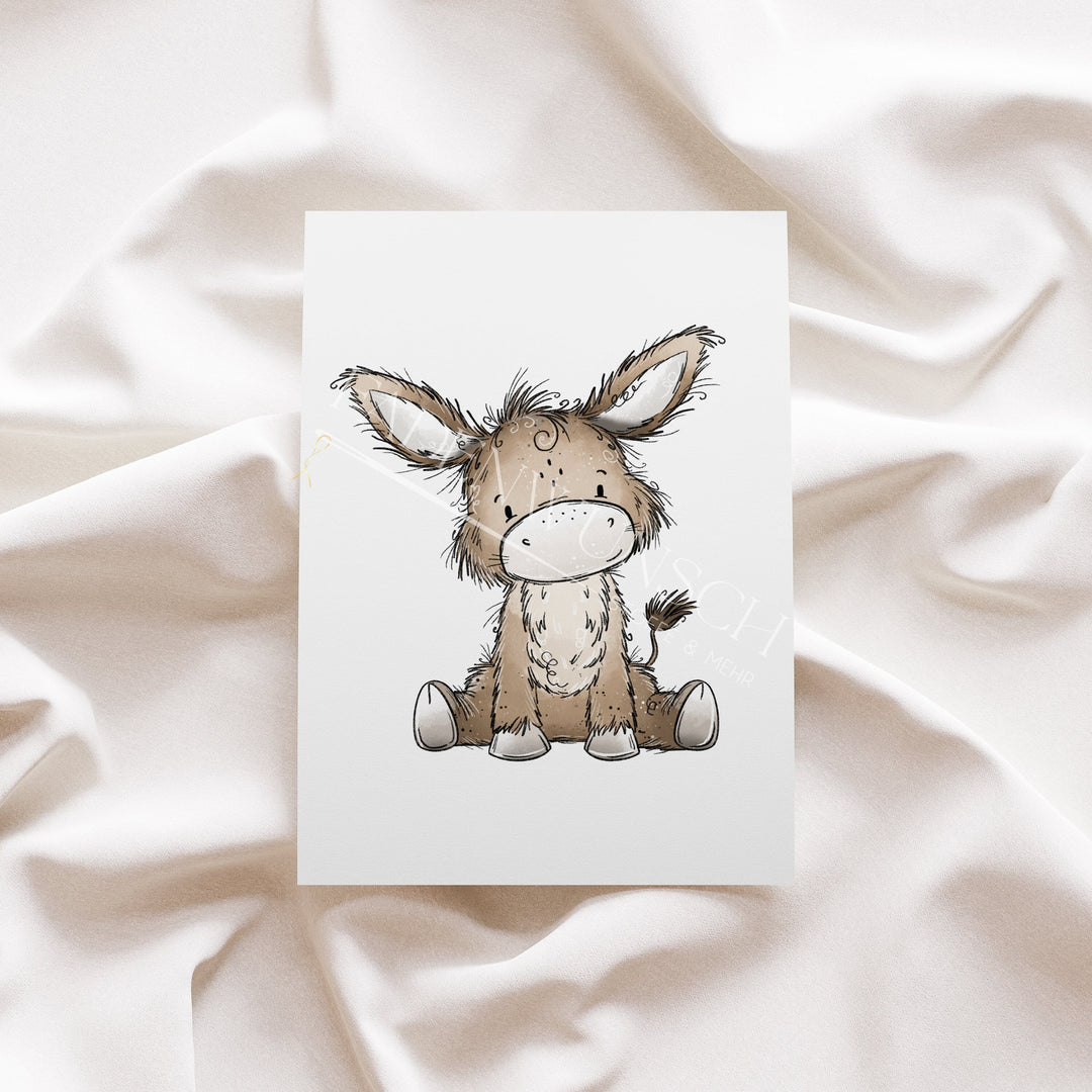 Vorbestellung | Bügelbild "Eseltag 7" fadenwunsch 