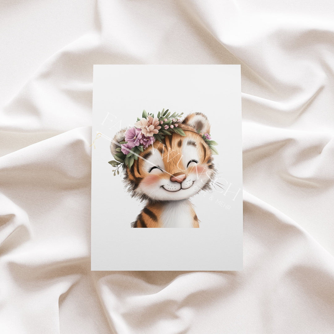 Vorbestellung | Bügelbild "Little Tiger Love 3" fadenwunsch 
