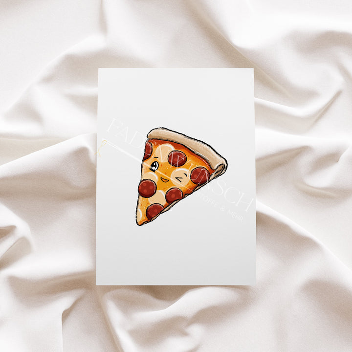 Vorbestellung | Bügelbild "Pizzalein Salami" fadenwunsch 