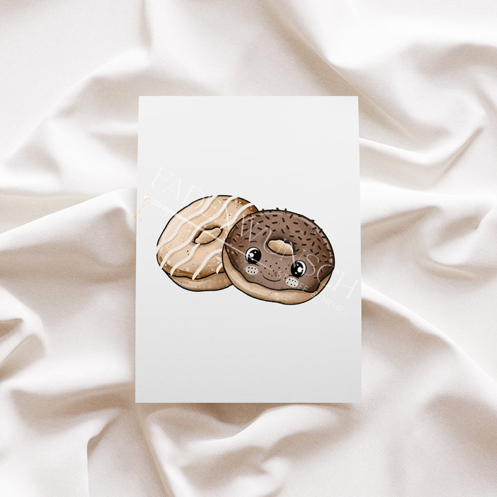 Vorbestellung | Bügelbild "Donut Love Beige" fadenwunsch 