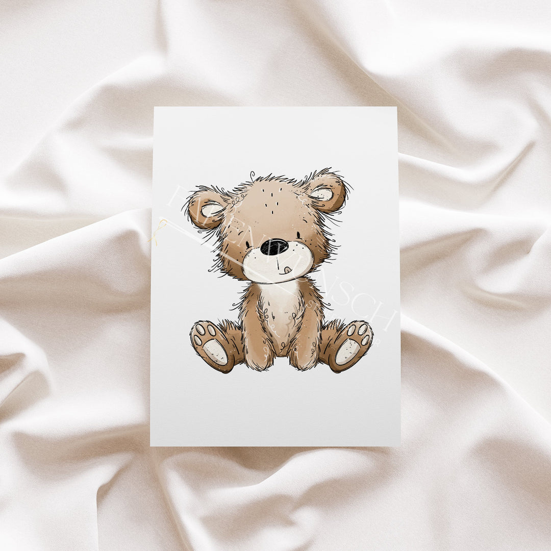 Vorbestellung | Bügelbild "Kleiner Wutbär 3" fadenwunsch 