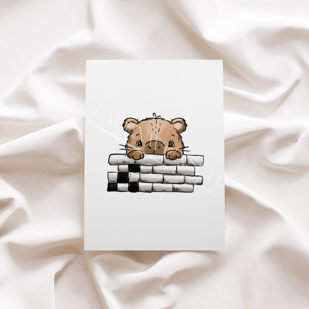 Vorbestellung | Bügelbild "Capybarazeit Boy 2" fadenwunsch 