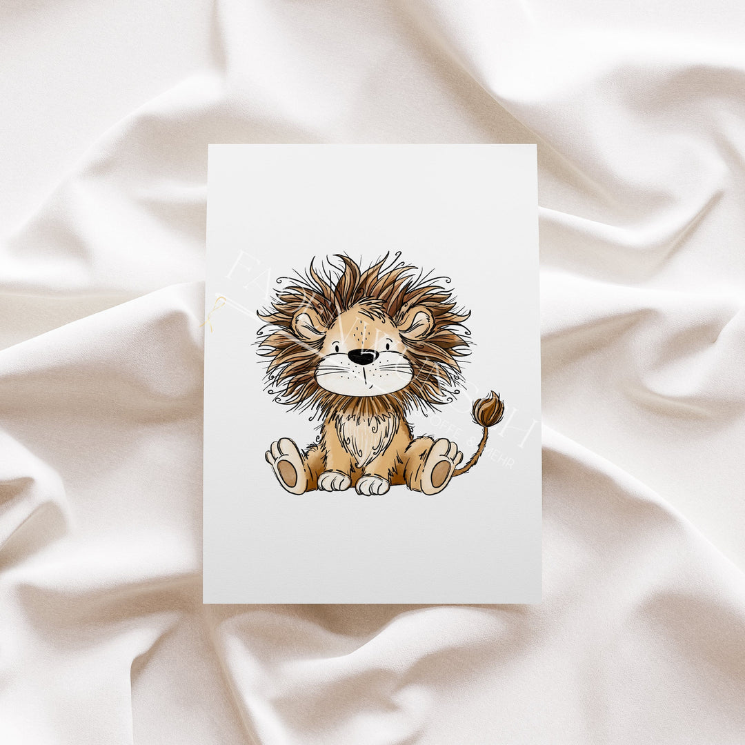 Vorbestellung | Bügelbild "Löwenstark 1" fadenwunsch 