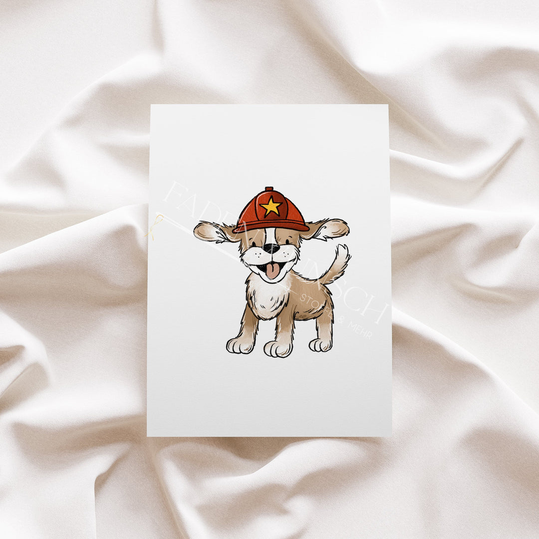 Vorbestellung | Bügelbild "Hundeteam 3" fadenwunsch 