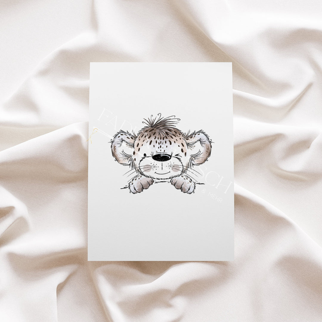 Vorbestellung | Bügelbild "Leopardies 3" fadenwunsch 