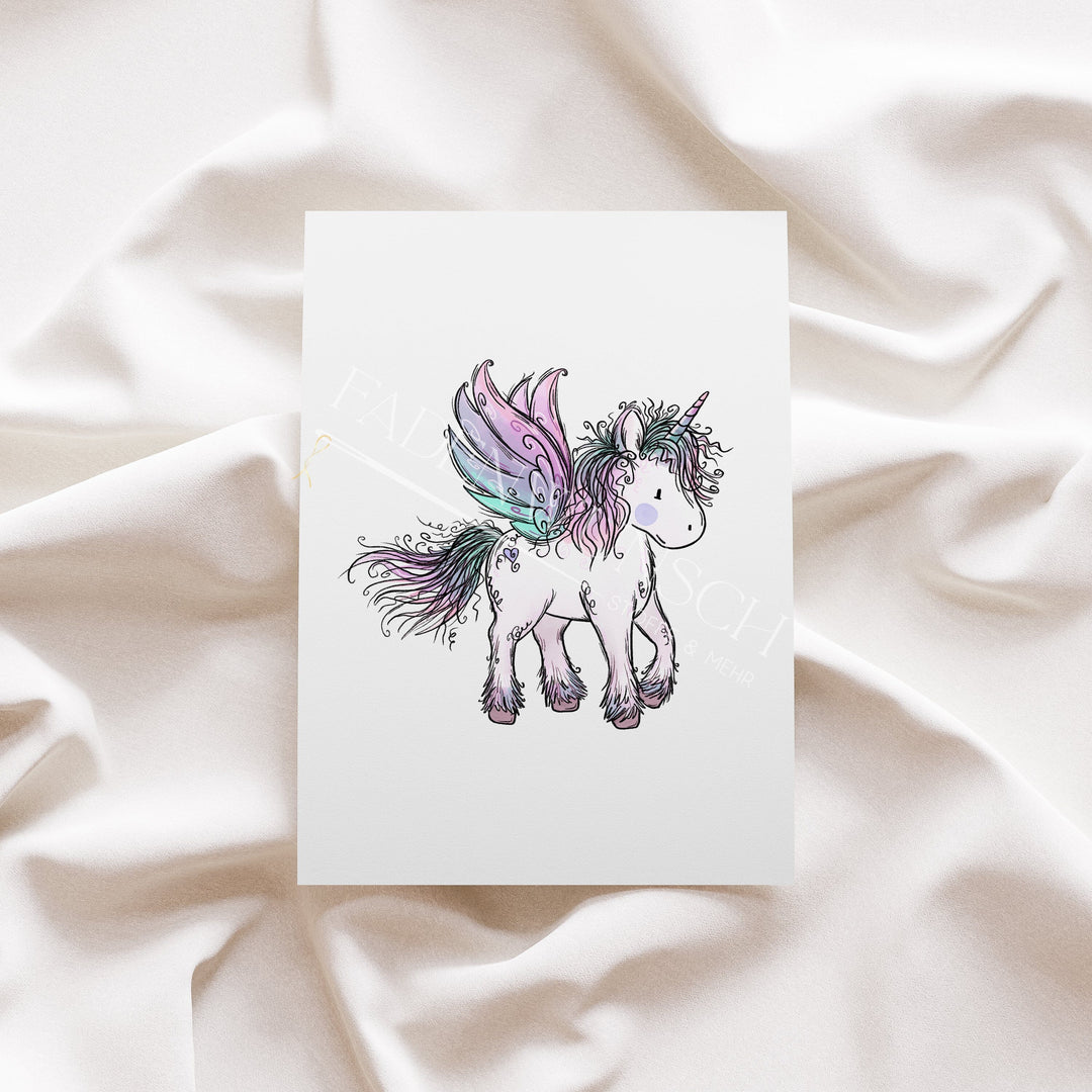 Vorbestellung | Bügelbild "Einhornzeit 5" fadenwunsch 