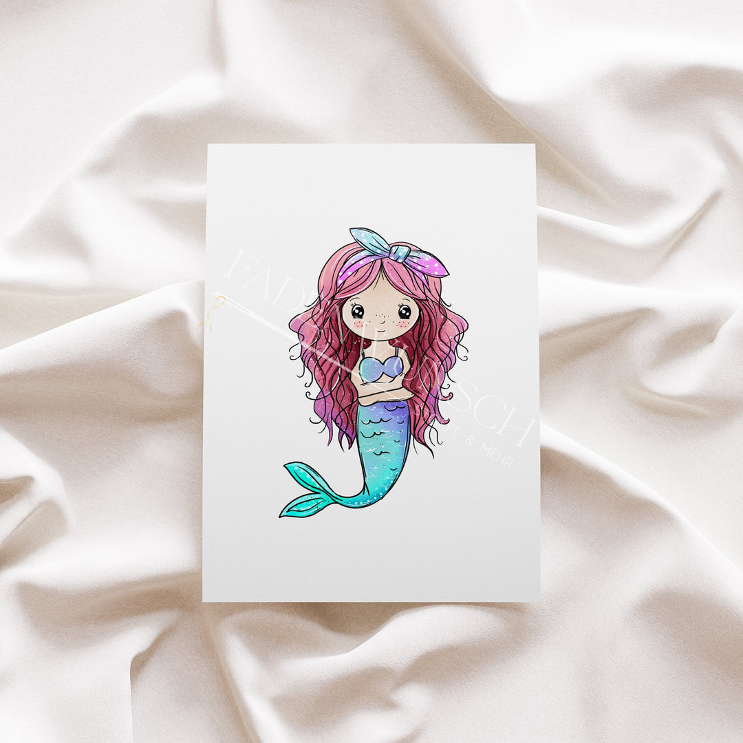 Vorbestellung | Bügelbild "Mermaid Dreams 1" fadenwunsch 