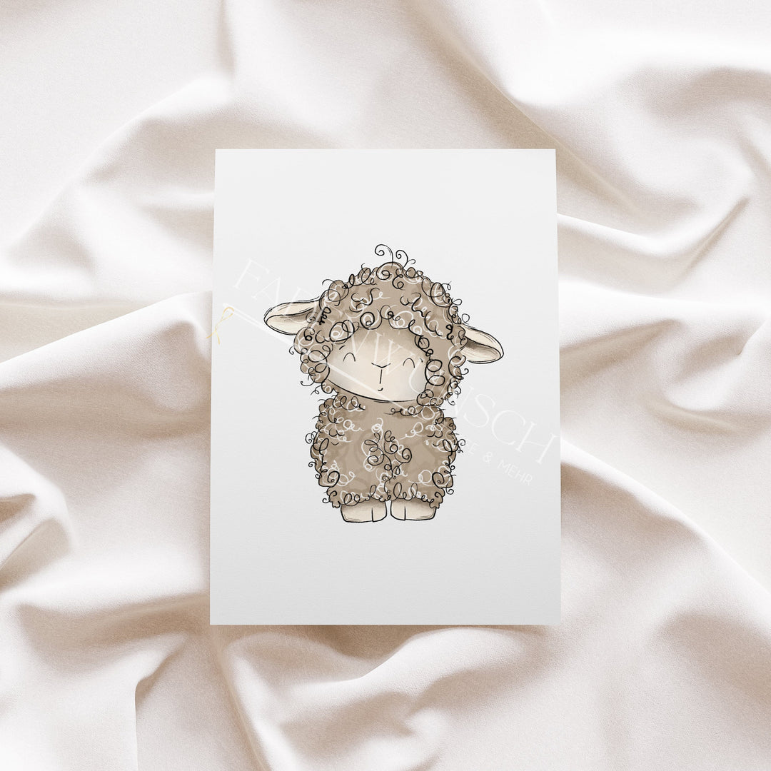 Vorbestellung | Bügelbild "Lämmchen 1" fadenwunsch 