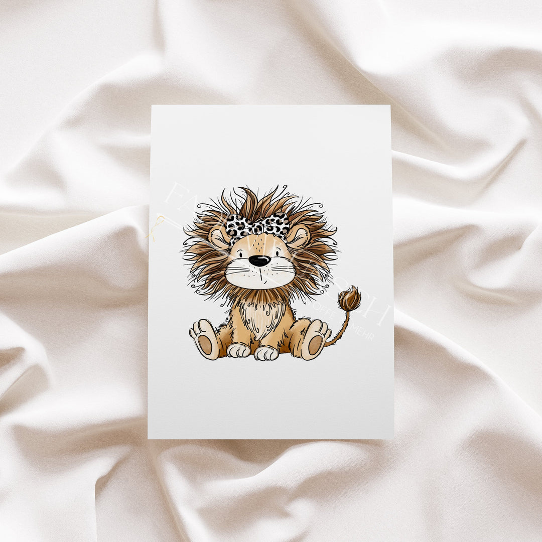 Vorbestellung | Bügelbild "Löwenstark Leo Girl" fadenwunsch 