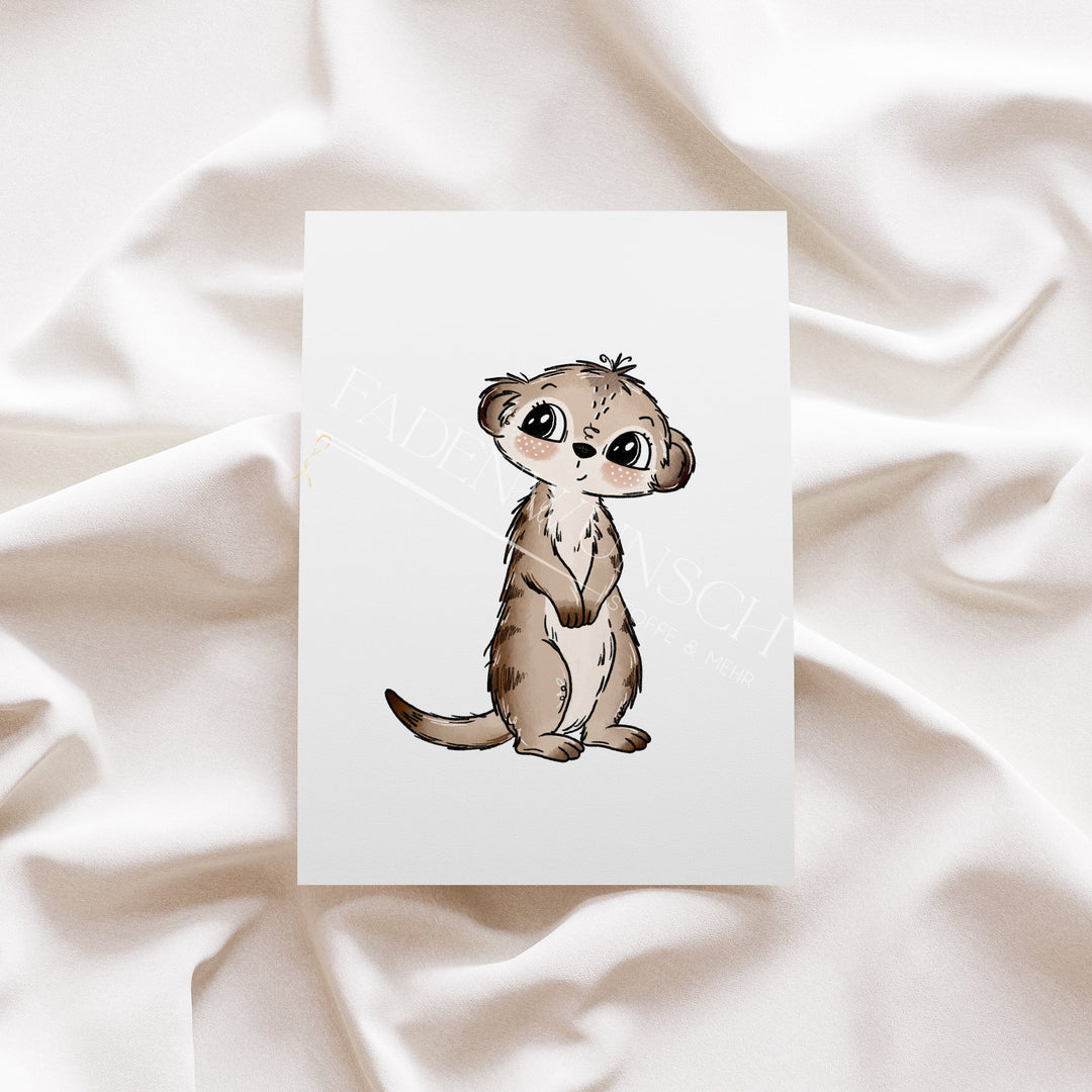 Vorbestellung | Bügelbild "Little Bandits Creme 4" fadenwunsch 