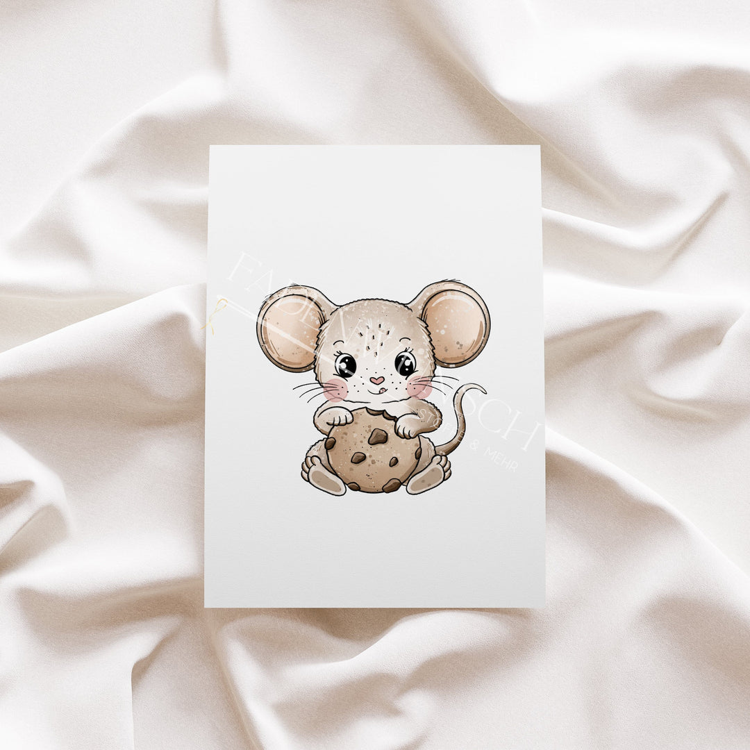 Vorbestellung | Bügelbild "Mäuserich" fadenwunsch 