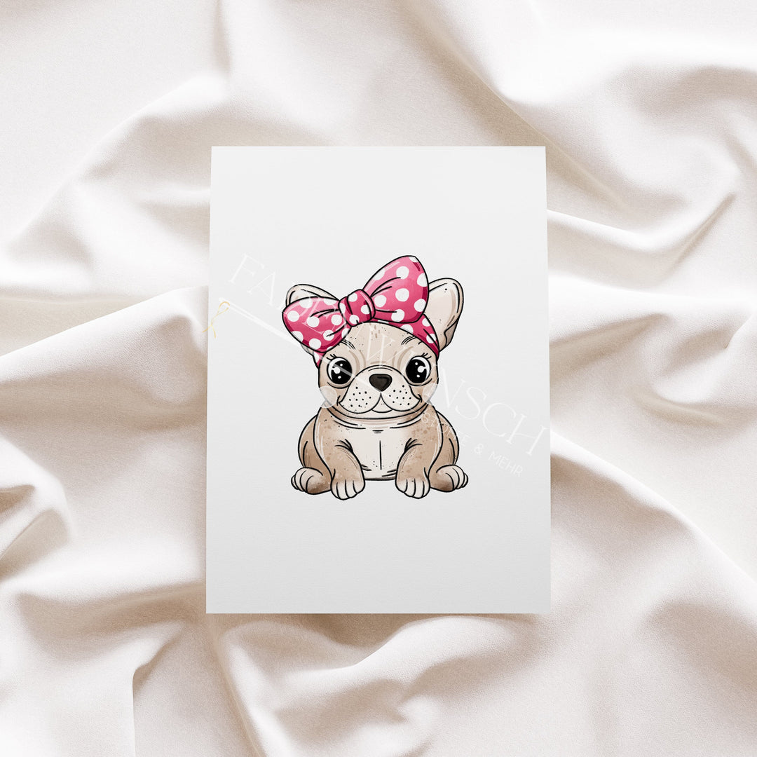 Vorbestellung | Bügelbild "Mopsi 8" fadenwunsch 