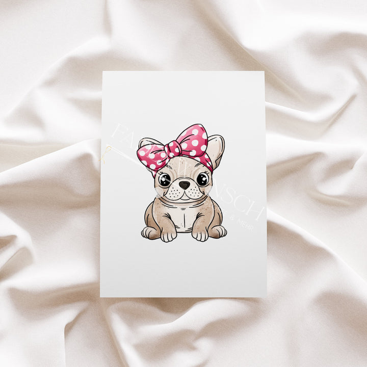 Vorbestellung | Bügelbild "Mopsi 8" fadenwunsch 