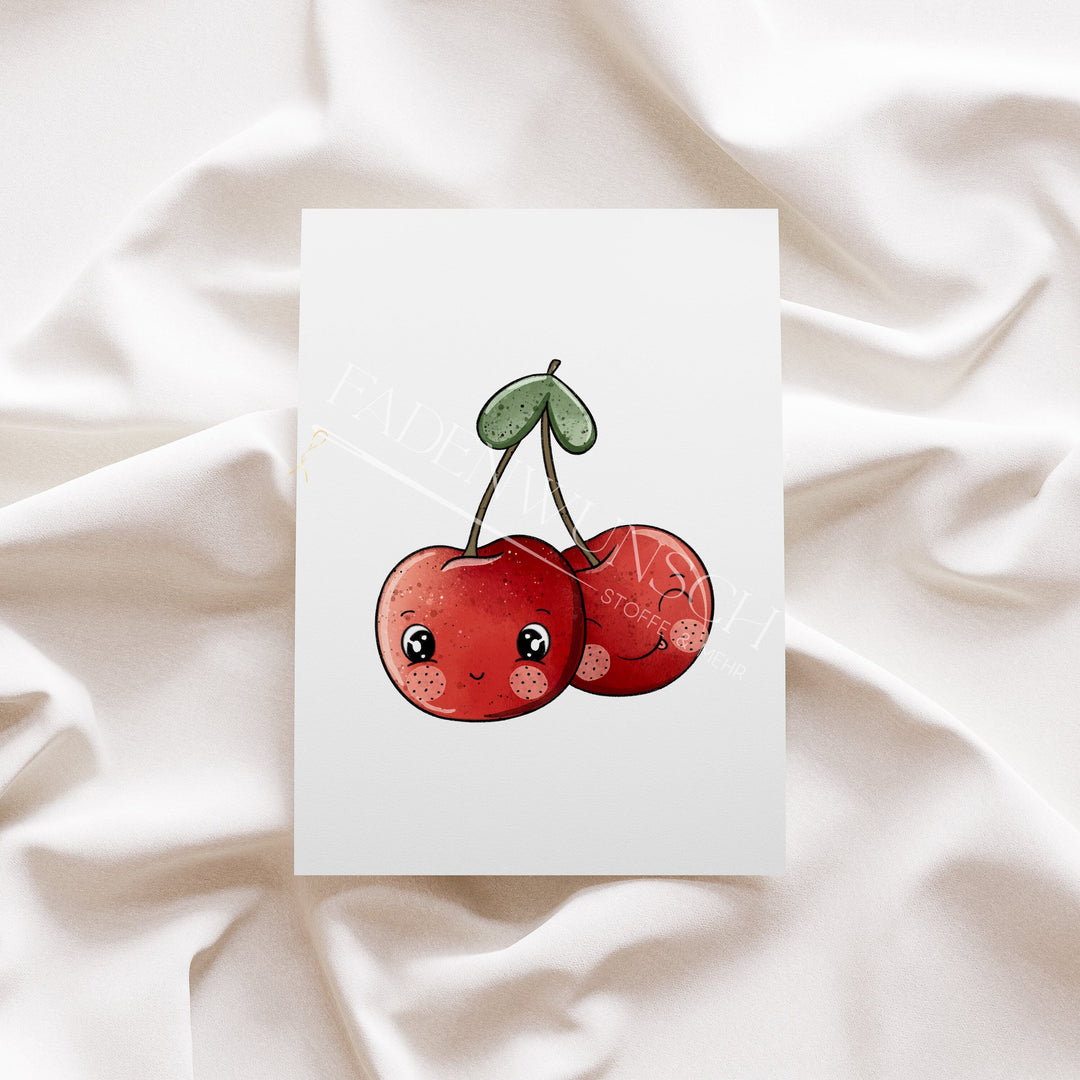 Vorbestellung | Bügelbild "Kirschlies" fadenwunsch 