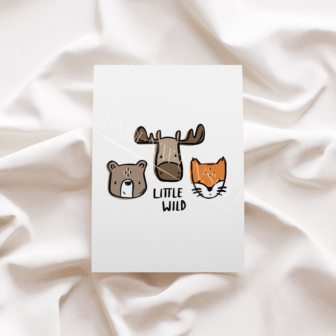 Vorbestellung | Bügelbild "Little Wild" fadenwunsch 