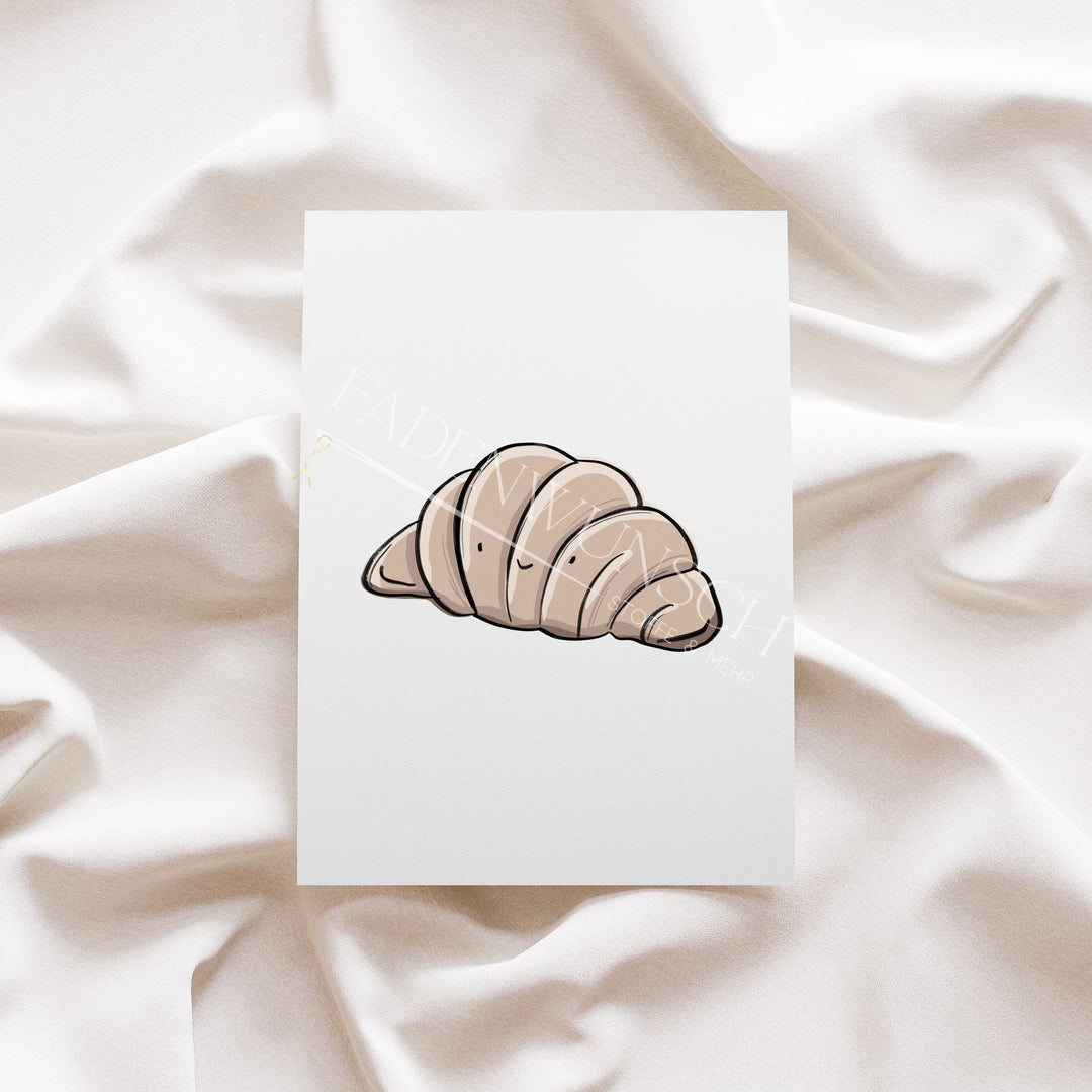 Vorbestellung | Bügelbild "Bakery Club Croissant" fadenwunsch 