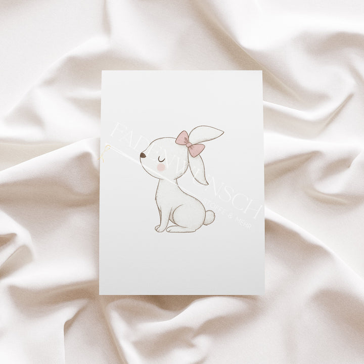 Vorbestellung | Bügelbild "Hasenliebe" fadenwunsch 