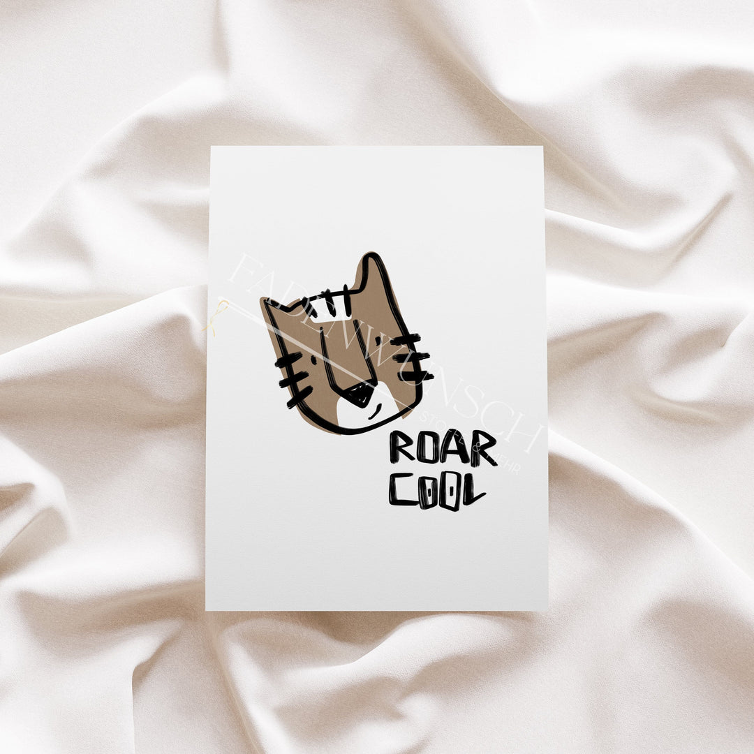 Vorbestellung | Bügelbild "Roar Cool" fadenwunsch 