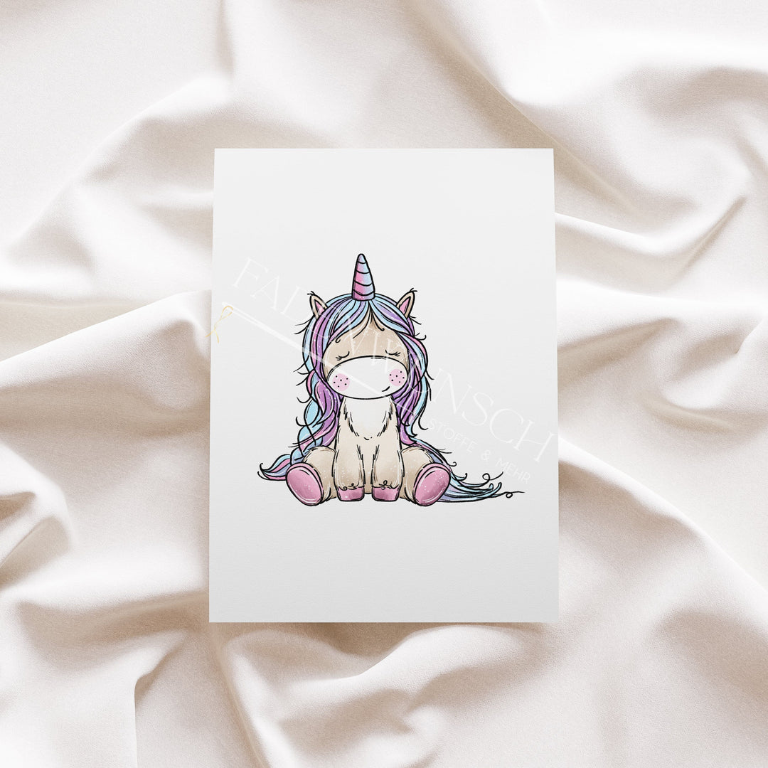 Vorbestellung | Bügelbild "Einhornliebe 2" fadenwunsch 