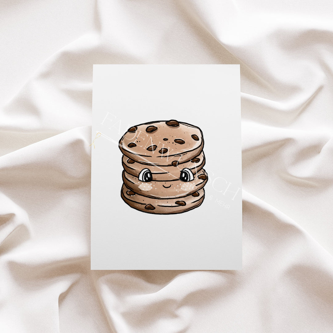 Vorbestellung | Bügelbild "Cookielein Blau 1" fadenwunsch 