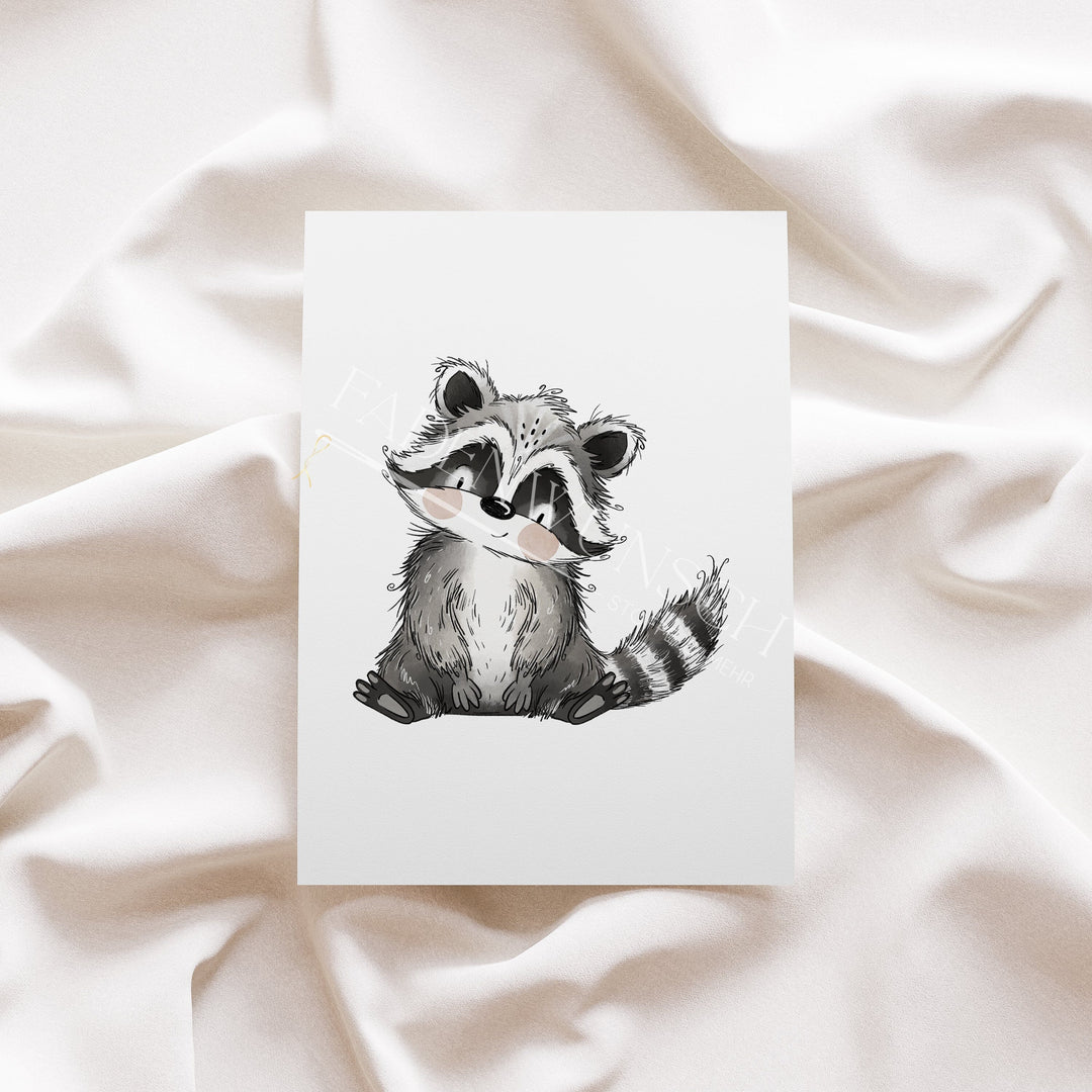 Vorbestellung | Bügelbild "Racoonies 1" fadenwunsch 