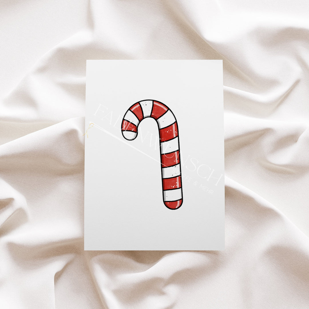 Vorbestellung | Bügelbild "Xmas Parts Zuckerstange" fadenwunsch 