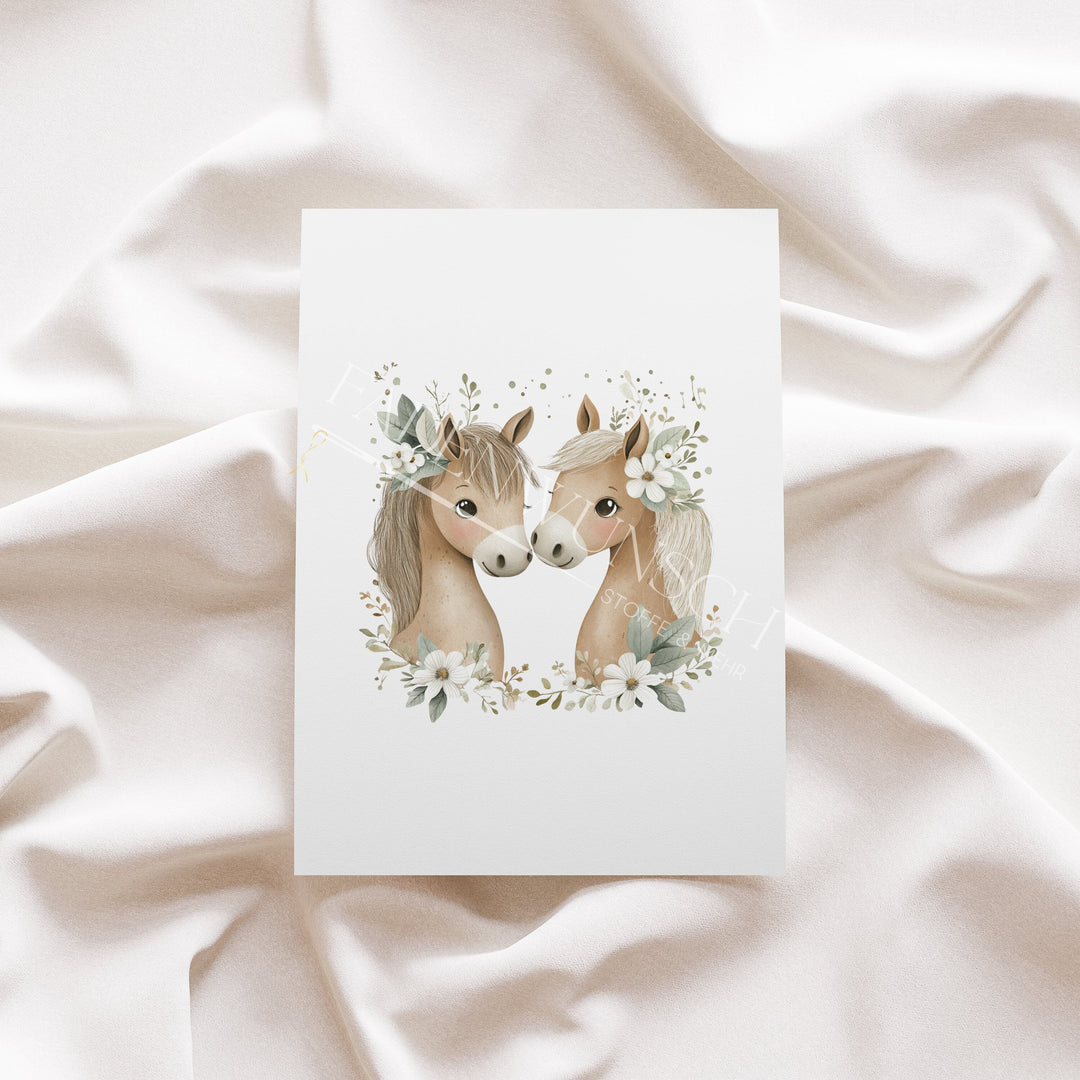 Vorbestellung | Bügelbild "Pferdeliebe" fadenwunsch 