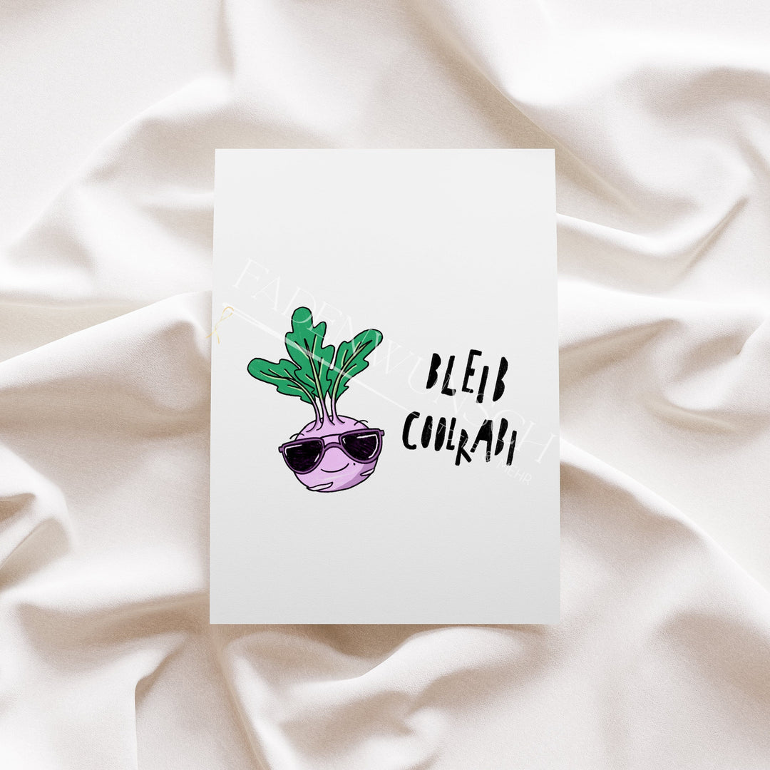 Vorbestellung | Bügelbild "Coolrabi Lila" fadenwunsch 