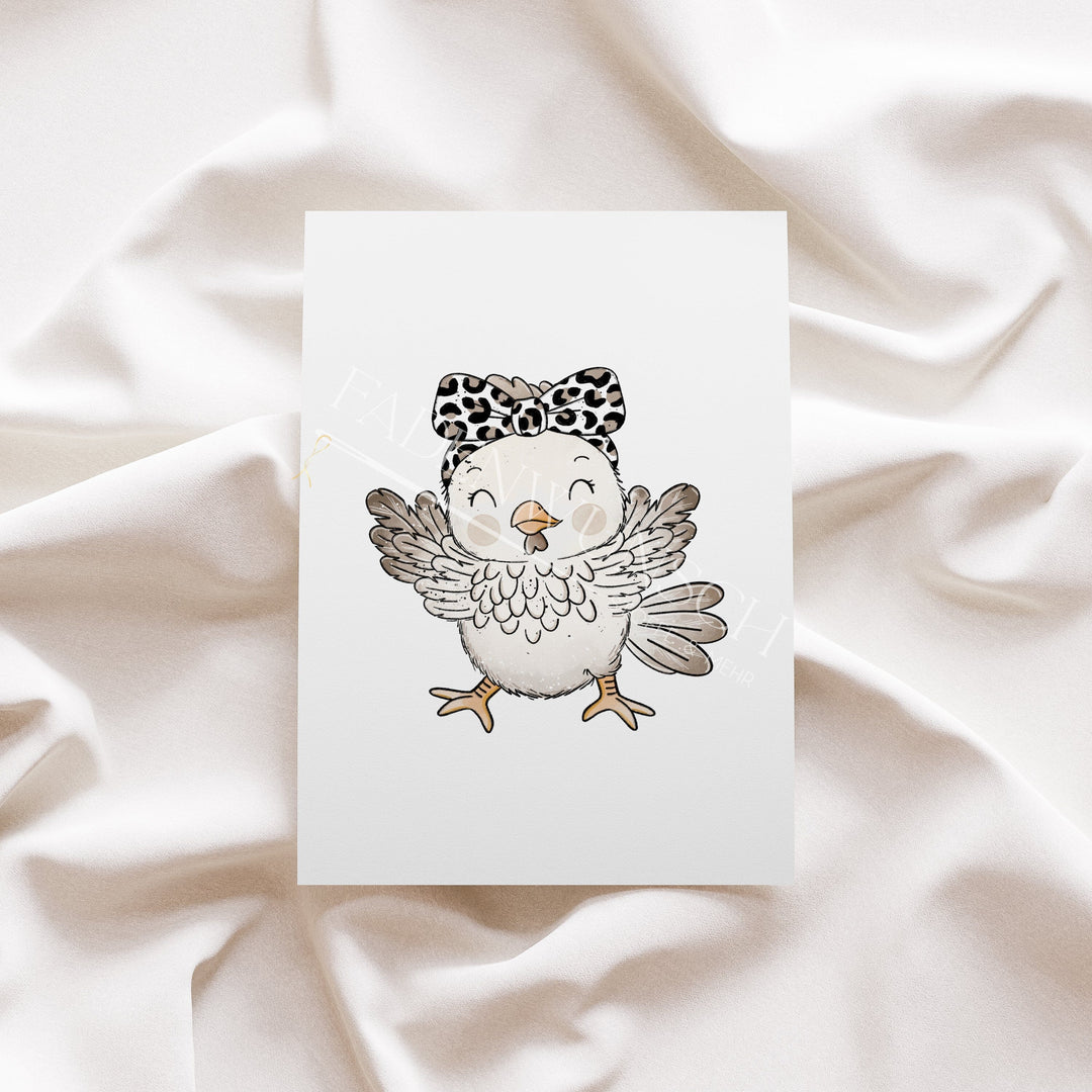Vorbestellung | Bügelbild "Chicken Leo" fadenwunsch 