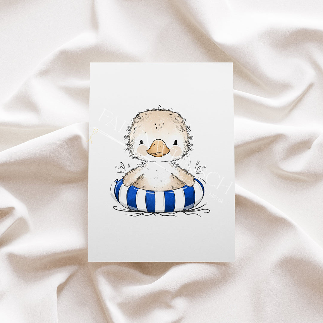 Vorbestellung | Bügelbild "Badeenten Boys 2" fadenwunsch 