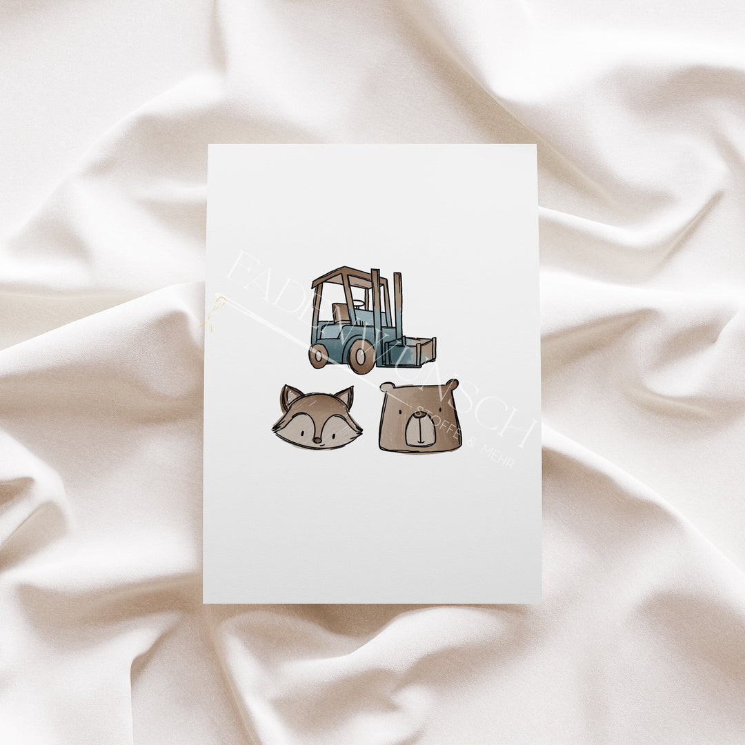 Vorbestellung | Bügelbild "Staplerfreunde" fadenwunsch 