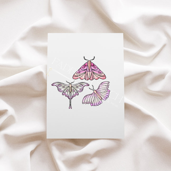 Vorbestellung | Bügelbild "Mystic Garden Rosa" fadenwunsch 