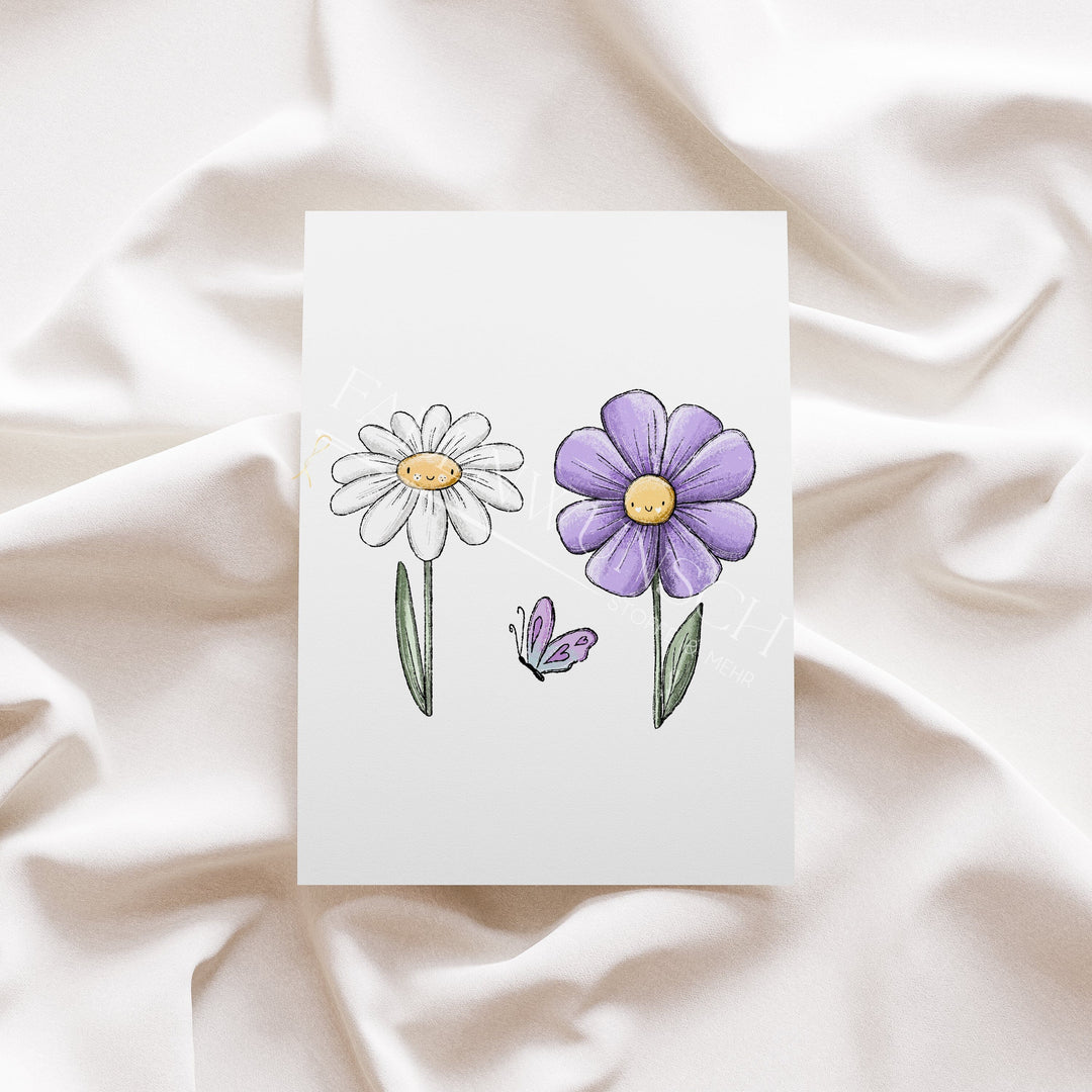 Vorbestellung | Bügelbild "Blumenliebe" fadenwunsch 