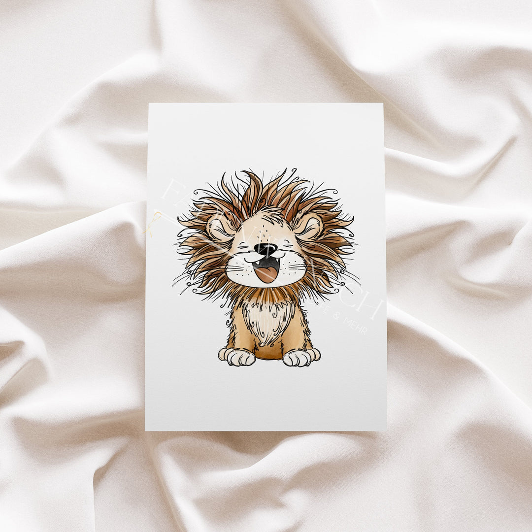 Vorbestellung | Bügelbild "Löwenstark 2" fadenwunsch 